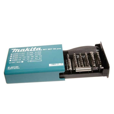 Makita P-20183 Coffret d'embouts 36 embouts + Porte-embout magnétique + Tournevis porte-embout