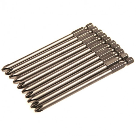 Makita 784248-9 Embouts longs 117 à 177 mm PHILLIPS (Ph) Ø 5 mm Hexa 1/4''