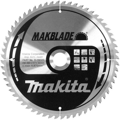 Makita B-09123 Lames carbure ''Makblade'' Bois, pour scies radiales et à onglets