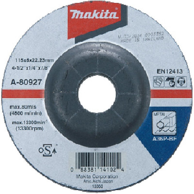 Makita A-80927 Meules à ébarber pour métal, ébavurages divers, pour meuleuses d'angle
