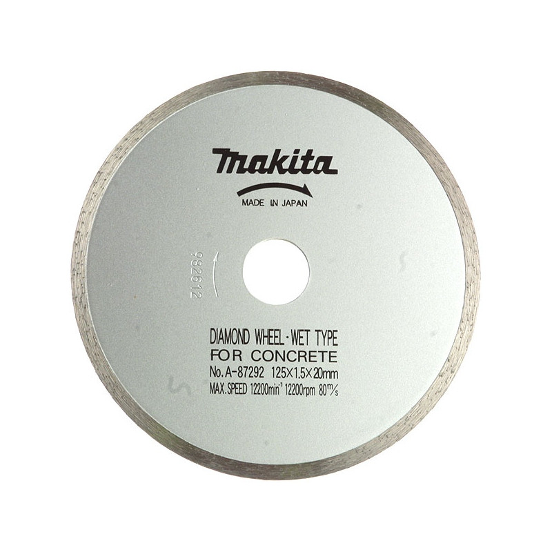 Makita B-21951 Disque diamant à jante continue, béton, à eau pour scie diamant
