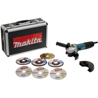 Makita GA5030RSP6 Meuleuse Ø 125 mm 720 W (coffret alu)