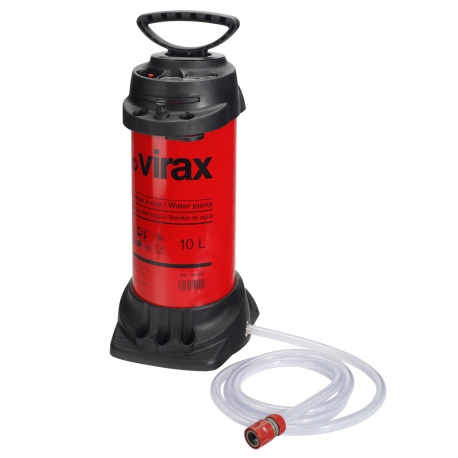 Pompe à eau manuelle 10 L + raccord + tuyau - 368H - Diager