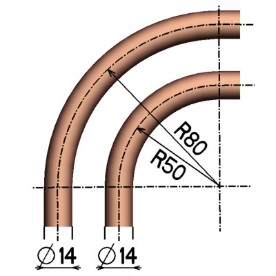 Forme concentrique 22mm/r120 p/eurostem Virax | 251839