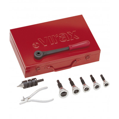 Coffret piquage t-rax 12-14-16-18-22 mm Virax | 252730