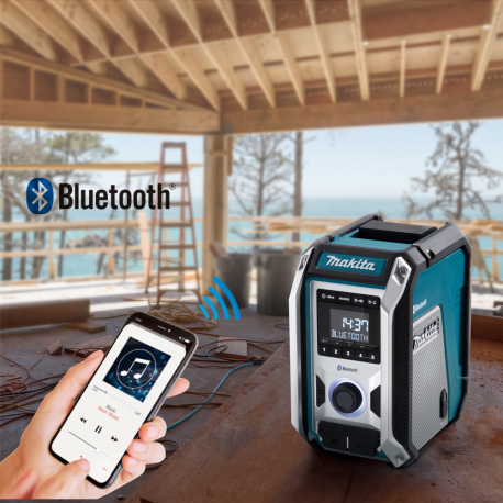 Radio de chantier sans fil ou électrique avec Bluetooth® Makita | DMR114