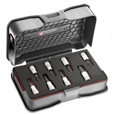 Coffret d'embouts OGV® GRIP 6 pans 3/8" Facom | JTM.J8MGRPPB