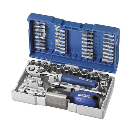 Coffret serrage-vissage 1/4'' ultra-compact 48 pièces Expert by Facom | E030729