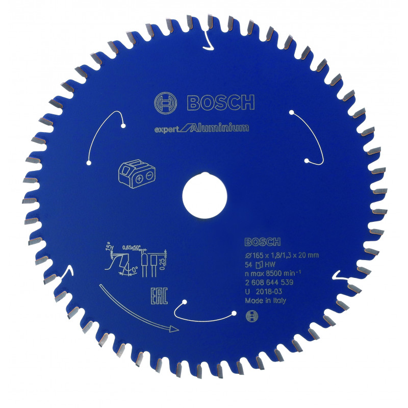 Lame de scie circulaire Sans-fil Expert Alu 160x20x54T Bosch Professional | 2608644538