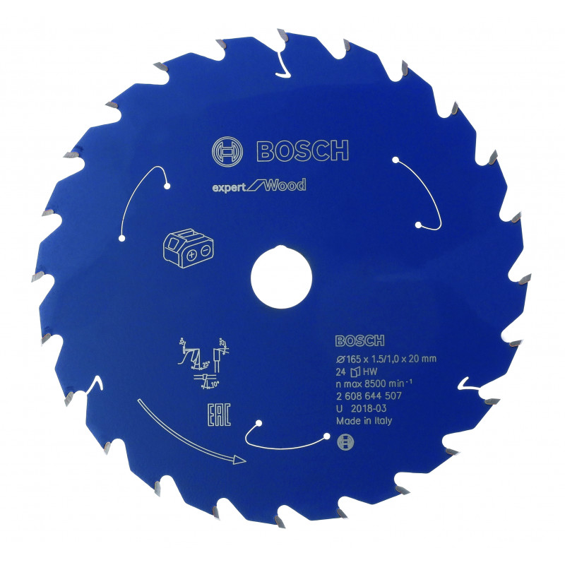 Lame de scie circulaire Sans-fil Expert Bois 254x30x40T Bosch Professional | 2608644525