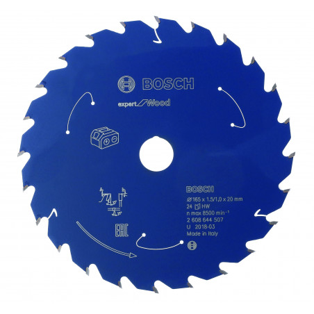 Lame de scie circulaire Sans-fil Expert Bois 254x30x40T Bosch Professional | 2608644525