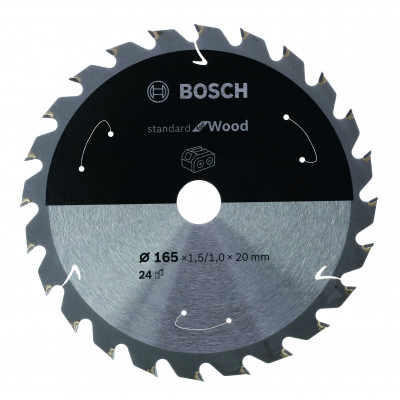 Lame de scie circulaire Sans-fil STD Bois 165x20x36T Bosch Professional | 2608837686