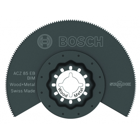 Lame Bimétal pour scie segment Starlock ACZ 85 EB Wood and Metal - qté 10 Bosch Professional | 2608664477