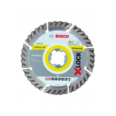 Disques à tronçonner diamantés X-LOCK UNIVERSAL 115x22,23  Bosch Professional | 2608615165