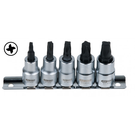 Jeu de douilles tournevis MORTORq® 3/8'', 5 pcs KS Tools | 911.4010