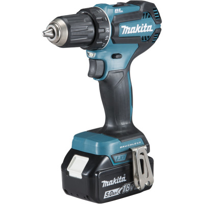 Makita DDF485RTJ Perceuse visseuse 18 V Li-Ion 5 Ah BL1850B Ø 13 mm
