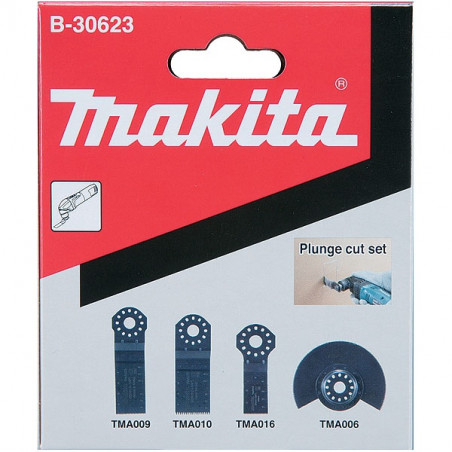 Makita B-30623 Ensemble 4 accessoires pour bois et métaux
