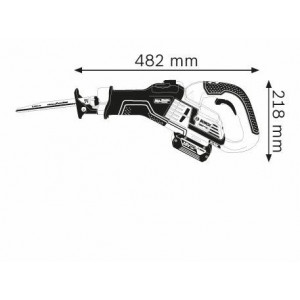 Scie Sabre Sans Fil BOSCH GSA 18V-32 Professional - 2 Batteries 5Ah, 32 Mm De Course, 0-2500 Cpm