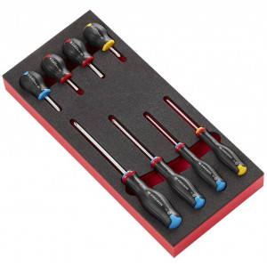 MODULE MOUSSE 8 TOURNEVIS PROTWIST DONT 4 BOULE FACOM | MODM.A3PB