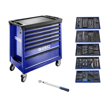 Servante 7 tiroirs 396 outils + Clé dynamométrique Expert by Facom