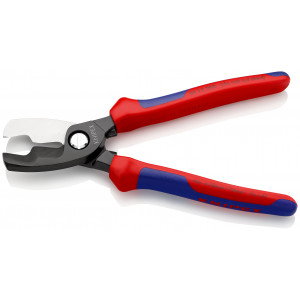 Pince Coupe-Câble Knipex 200mm - Double Tranchant Pour Cuivre Et Aluminium (Ø20mm Max)