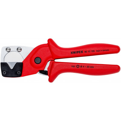 Coupe-tube pour tuyaux multicouches et pneumatiques en plastique renforcé 185 mm KNIPEX | 90 10 185