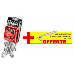 Clé à molette FACOM 15 cm 20 mm à ajustement rapide 101.6PB | Leroy Merlin