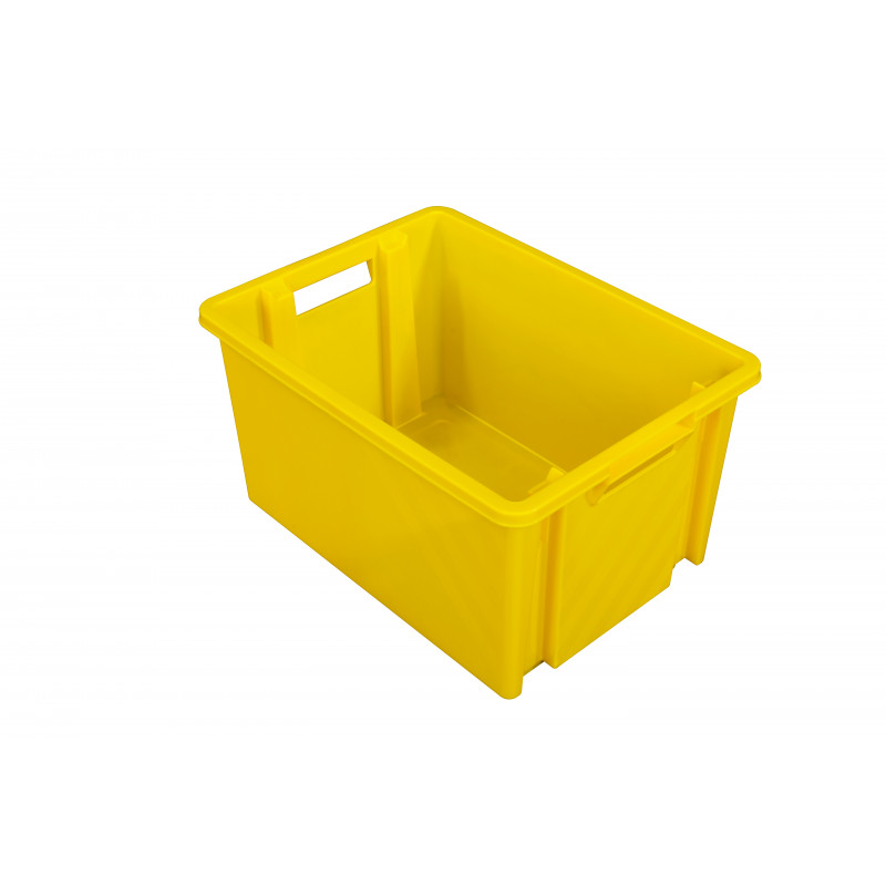 Novabac 18 litres jaune - empilable et emboitable NOVAP | 5201879