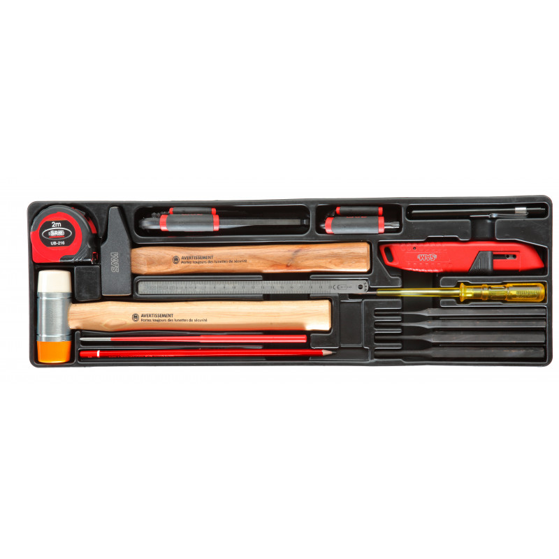Caisse métal 113 outils SAM | CP-113BOXZ