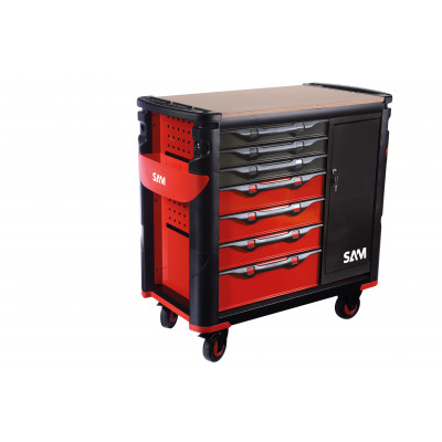 Servante x-l 7 tir armoire pl.bois SAM | 417-BXEZ