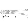 Coupe-boulon bras tube n°2 SAM | L-95-2Z