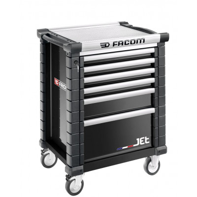 Servante d'atelier FACOM JET 6 tiroirs 3 modules par tiroir noire - FACOM FRANCE | JET.6NM3APF