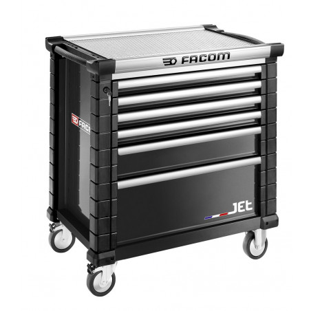 Servante d'atelier FACOM JET 6 tiroirs 4 modules par tiroir noire FACOM | JET.6NM4APF