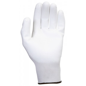 Gants microfibres blancs, T.9, 12 paires KSTools | 310.0310