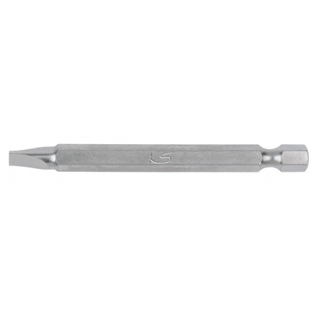Boîte de 5 embouts de vissage Fente, L.75 mm - 1/4'' - 6,5 mm KSTools | 911.8409