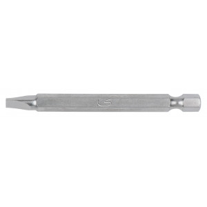 Boîte de 5 embouts de vissage Fente, L.75 mm - 1/4'' - 6,5 mm KSTools | 911.8409