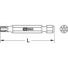 Boite de 5 embouts de vissage TORX® percé, L.50 mm - 1/4'' - TB6 KSTools | 911.8394