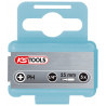 Boite de 5 embouts de vissage INOX PHILLIPS 1/4" - L.25mm, PH2 KSTools | 910.2204