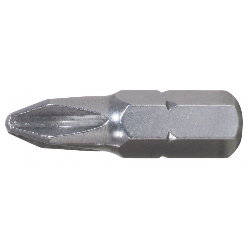 Boite de 5 embouts de vissage INOX PHILLIPS 1/4" - L.25mm, PH3 KSTools | 910.2207