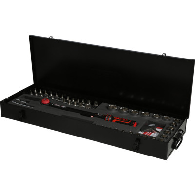 Coffret clé dynamométrique ERGOTORQUEprécision® 1/2'', 40-200 Nm, 49 pcs KSTools | 516.1445