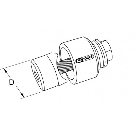 Emporte-pièce, Ø20,5 mm / ISO 20 KSTools | 129.0021