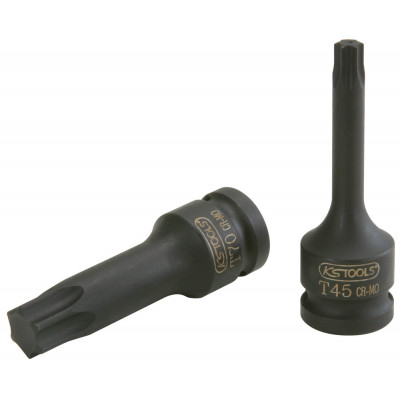 Douille Tournevis TORX T15 KS Tools 911.1443-E - 1/4" - Chrome - Sur Support - Pour Utilisation Manuelle - 7