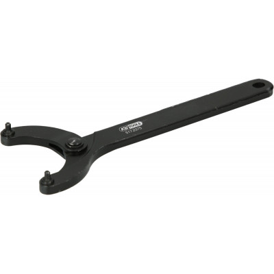 Clé à ergot brunie articulée pour écrous à empreintes sur le dessus, 125 - 200 mm KSTools | 517.2378