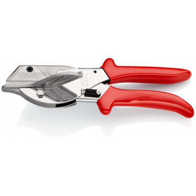 Pince coupante à onglet 215mm - Corps en acier chromé - Gainage PVC - KNIPEX | 94 35 215