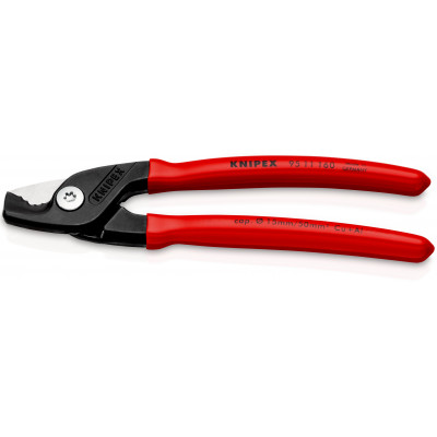 Coupe-câbles StepCut - 160mm - Gainage PVC - Cu/Al Ø15mm/50mm² - KNIPEX | 95 11 160