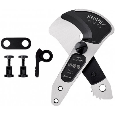 Tête de rechange pour coupe-câbles 95 03 238 - Acier trempé à l'huile - KNIPEX | 95 39 038