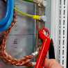 Clé polygonale - 16mm - Contre-coudée 12 pans - Longueur 200mm - Isolée 1000V - KNIPEX | 98 01 16