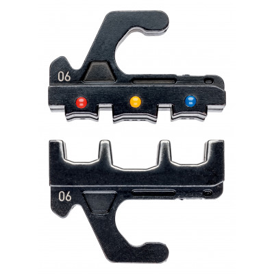 Matrice pour pince à sertir MultiCrimp® - Pour cosses pré-isolées 0,5 à 6mm² - KNIPEX | 97 39 06