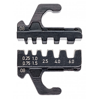 Matrice pour pince à sertir MultiCrimp® - Pour embouts de câble 0,25 à 6mm² - KNIPEX | 97 39 08