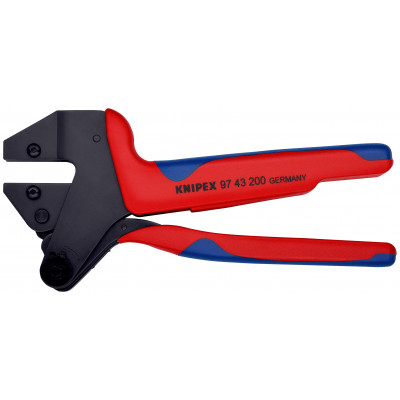 Pince à sertir universelle 200mm - Gaines bi-matière - Sans matrice ni coffret - KNIPEX | 97 43 200 A